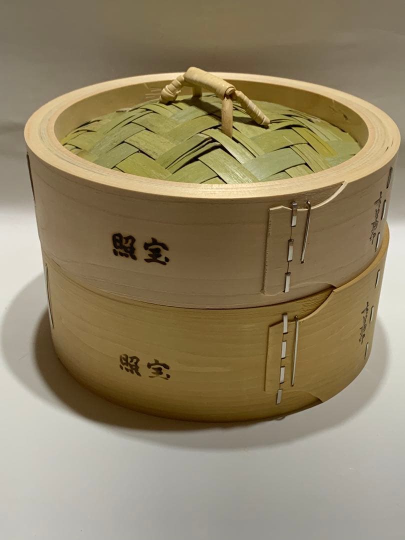 桧製蒸籠21センチ1段・蒸し板セット