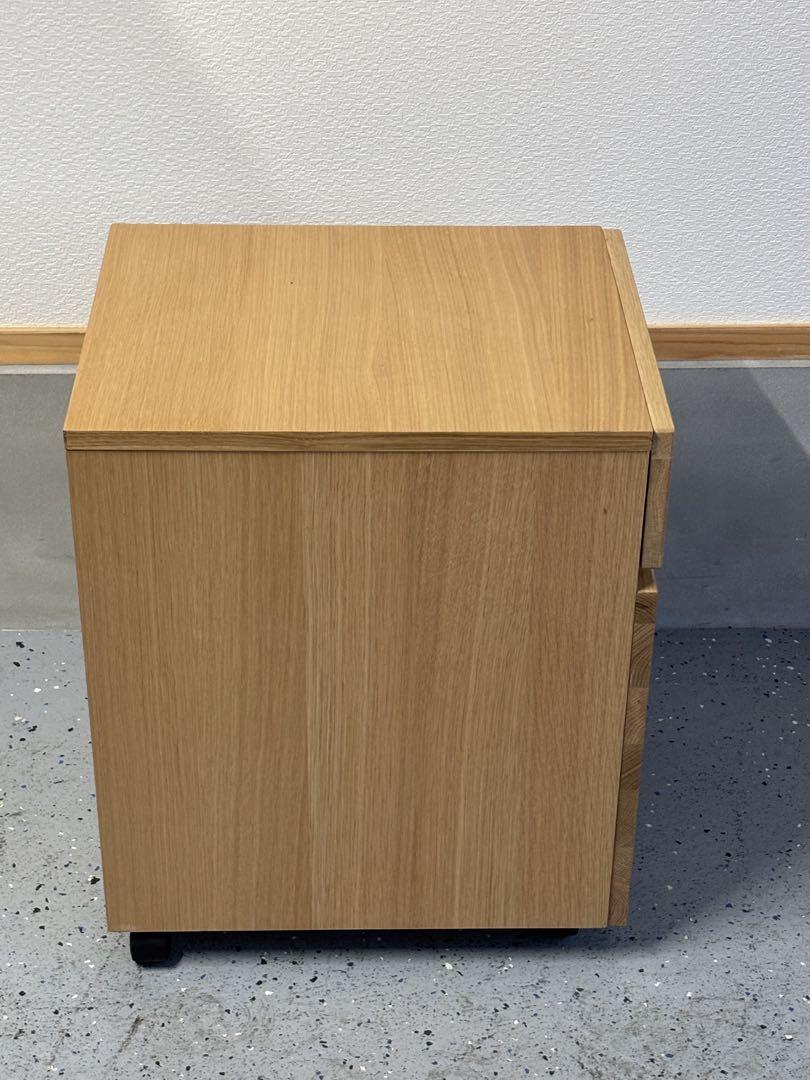 無印良品　キャビネット　オーク材