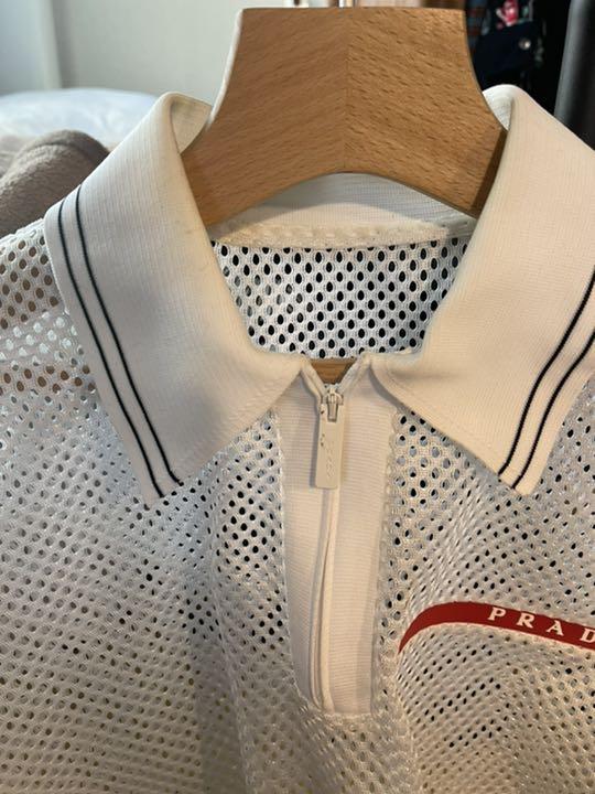 31%割引M超可爱の Prada リネアロッサ メッシュポロシャツ ポロシャツ セールショッピング Prada リネアロッサ メッシュポロシャツ ポロシャツ
