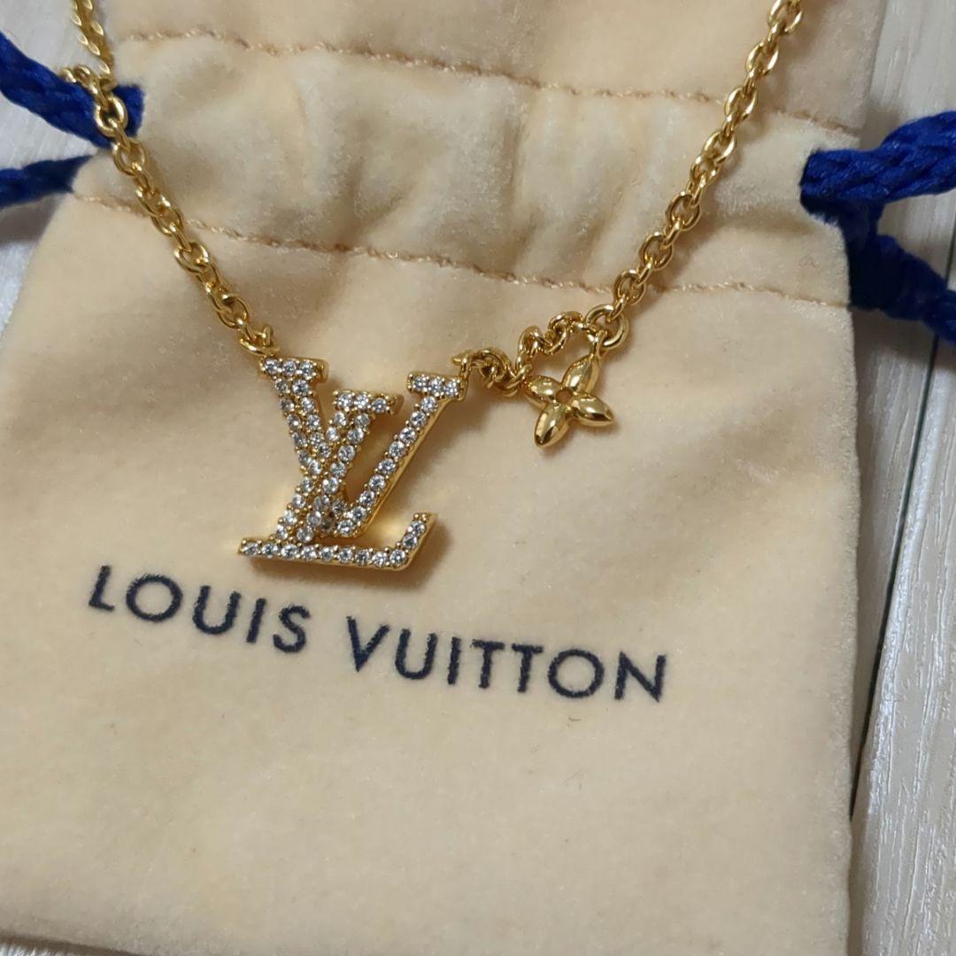 美品】LOUISVUITTON LVアイコニックネックレス М00596 - メルカリ