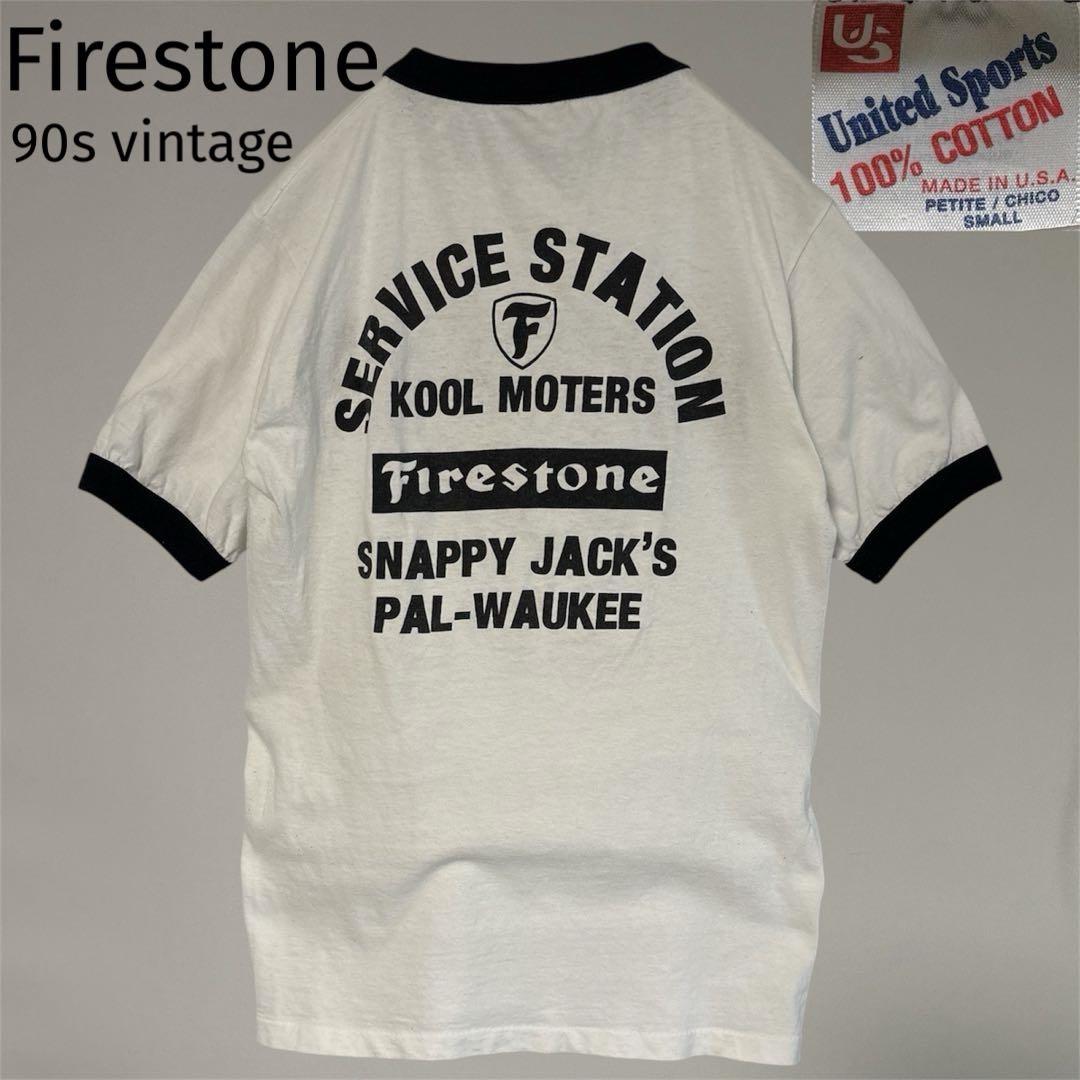 90s firestone ヴィンテージ Tシャツ ファイヤーストーン USA