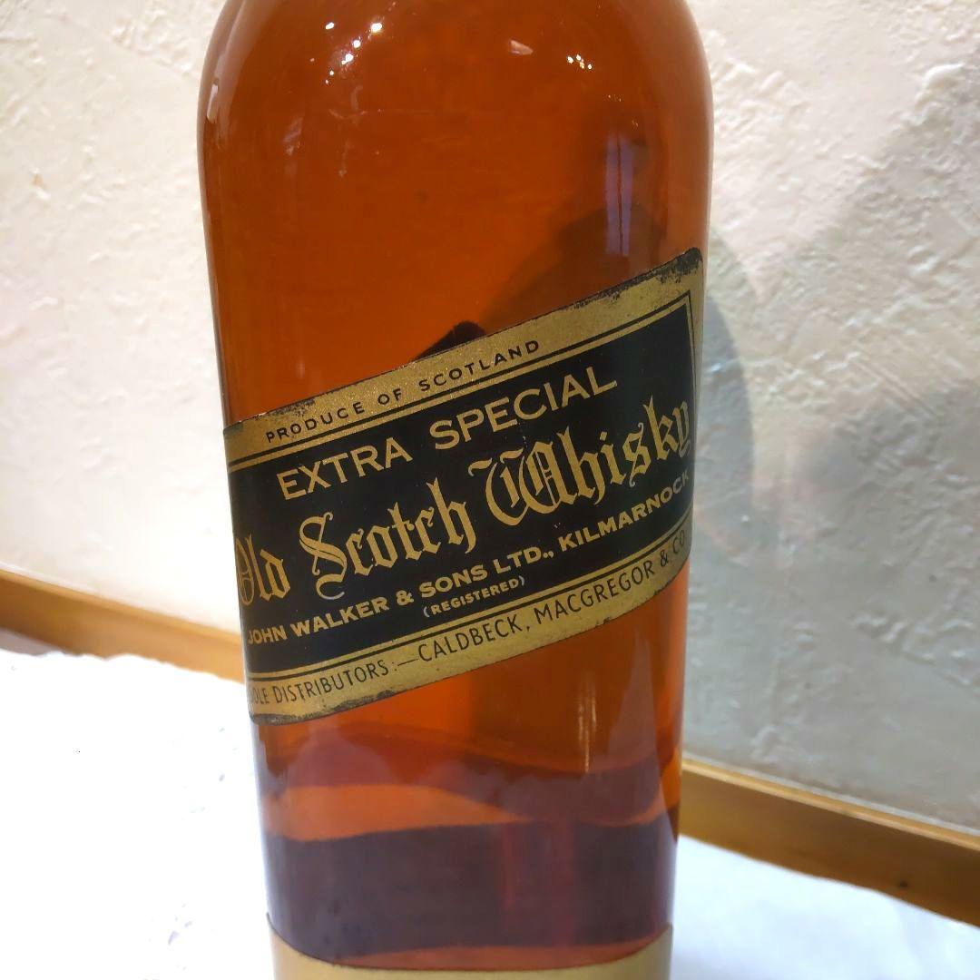ジョニーウォーカー☆BLACK LABEL 白紋章 金キャップ 古酒 長期