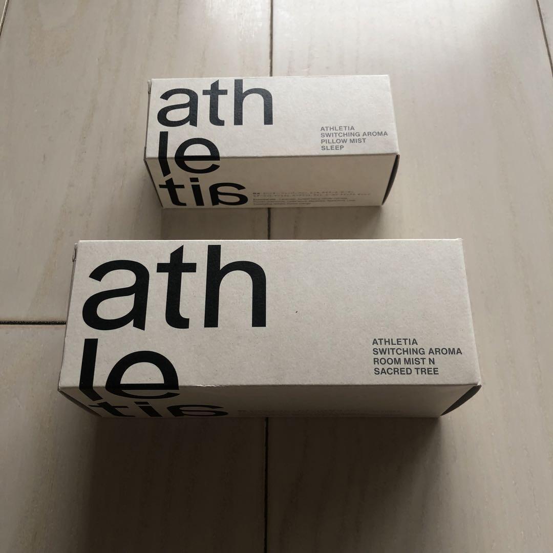 【未使用】ATHLETIA アロマピローミスト & アロマルームミスト セット athletia】スイッチング アロマピローミスト/SLEEP