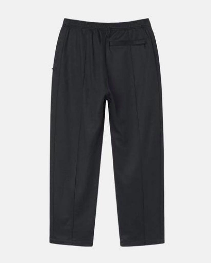 stussy poly track pant black L - スラックスオンライン