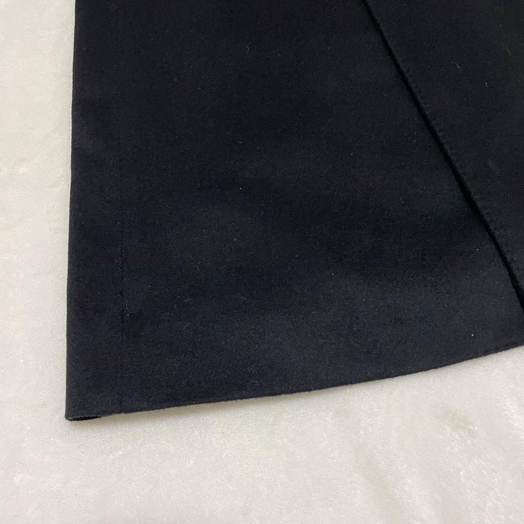 【美品】カシミア100% BILANCIA ロングコート ブラック