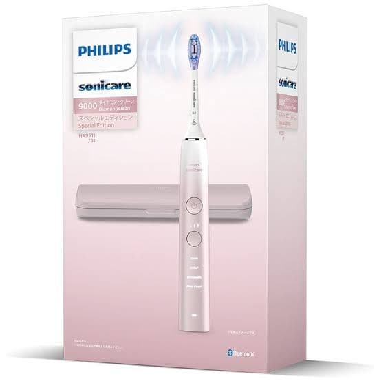 電動歯ブラシ ダイヤモンドクリーン9000 ピンクホワイト HX9911 81PHILIPS