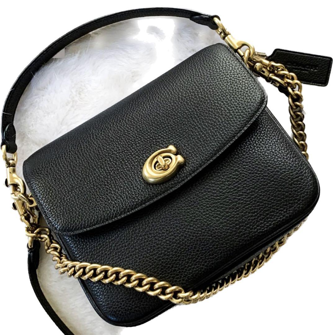 【COACH】キャシー クロスボディ 19 黒 ショルダーバッグ