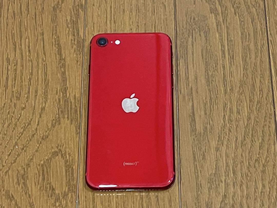iPhone SE3 64GB PRODUCT(RED) 画面割れあり - メルカリ