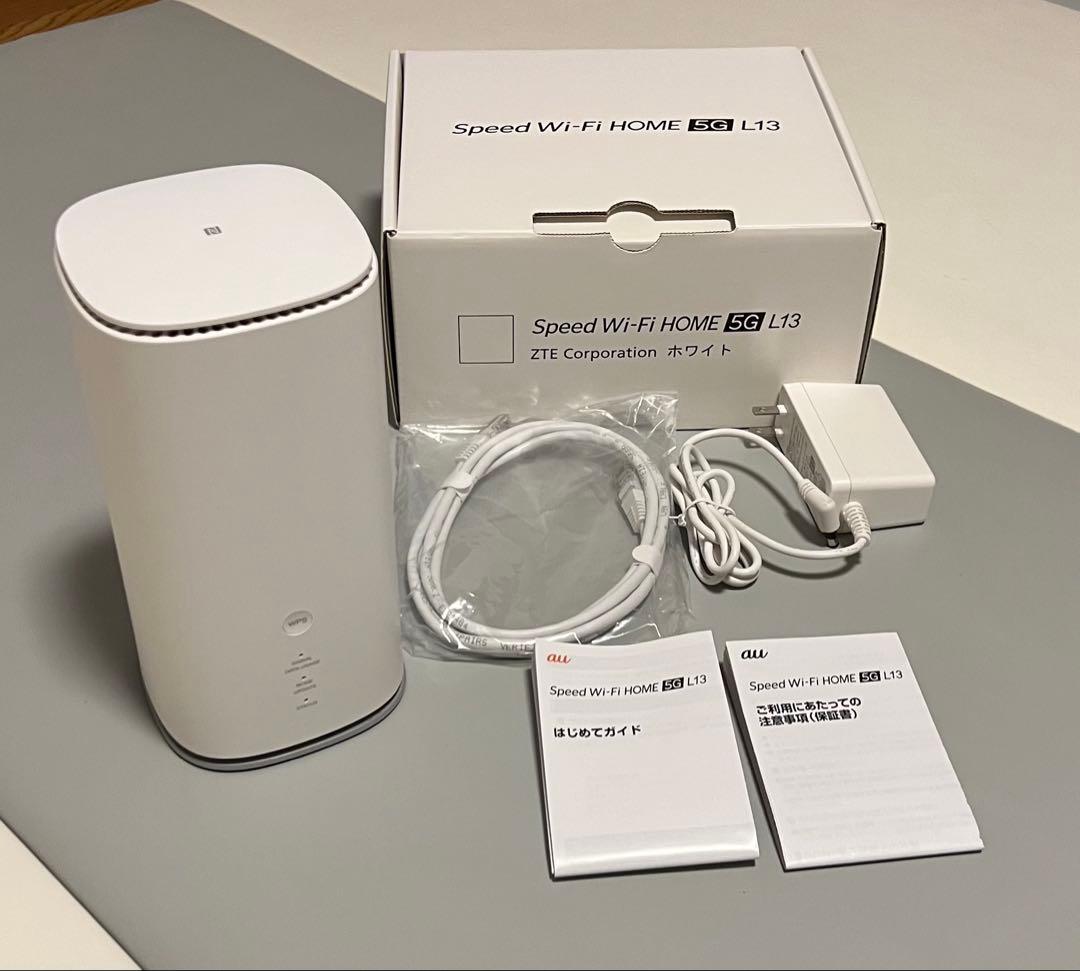 ZTE Speed Wi-Fi HOME 5G L13 本体 WiMAX目立った傷や汚れなし