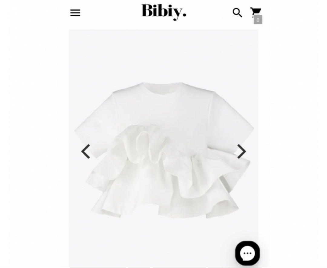 Bibiy.DORA PEPURAMU TEE トップス　ホワイト
