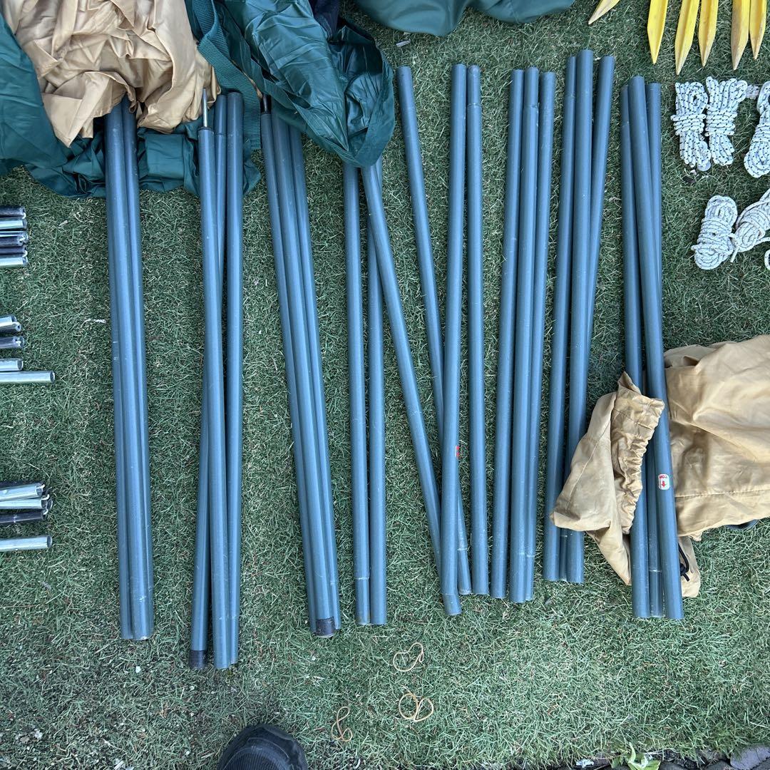 Coleman 3Pole Screen Tarp 付属品完備