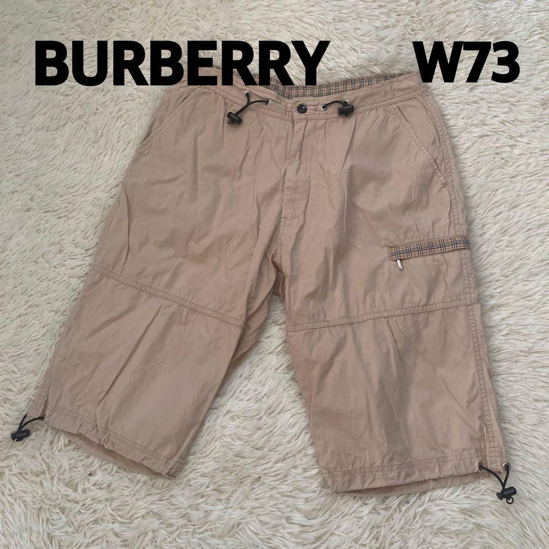 BURBERRY BLACK LABEL W73 ベージュショートパンツ