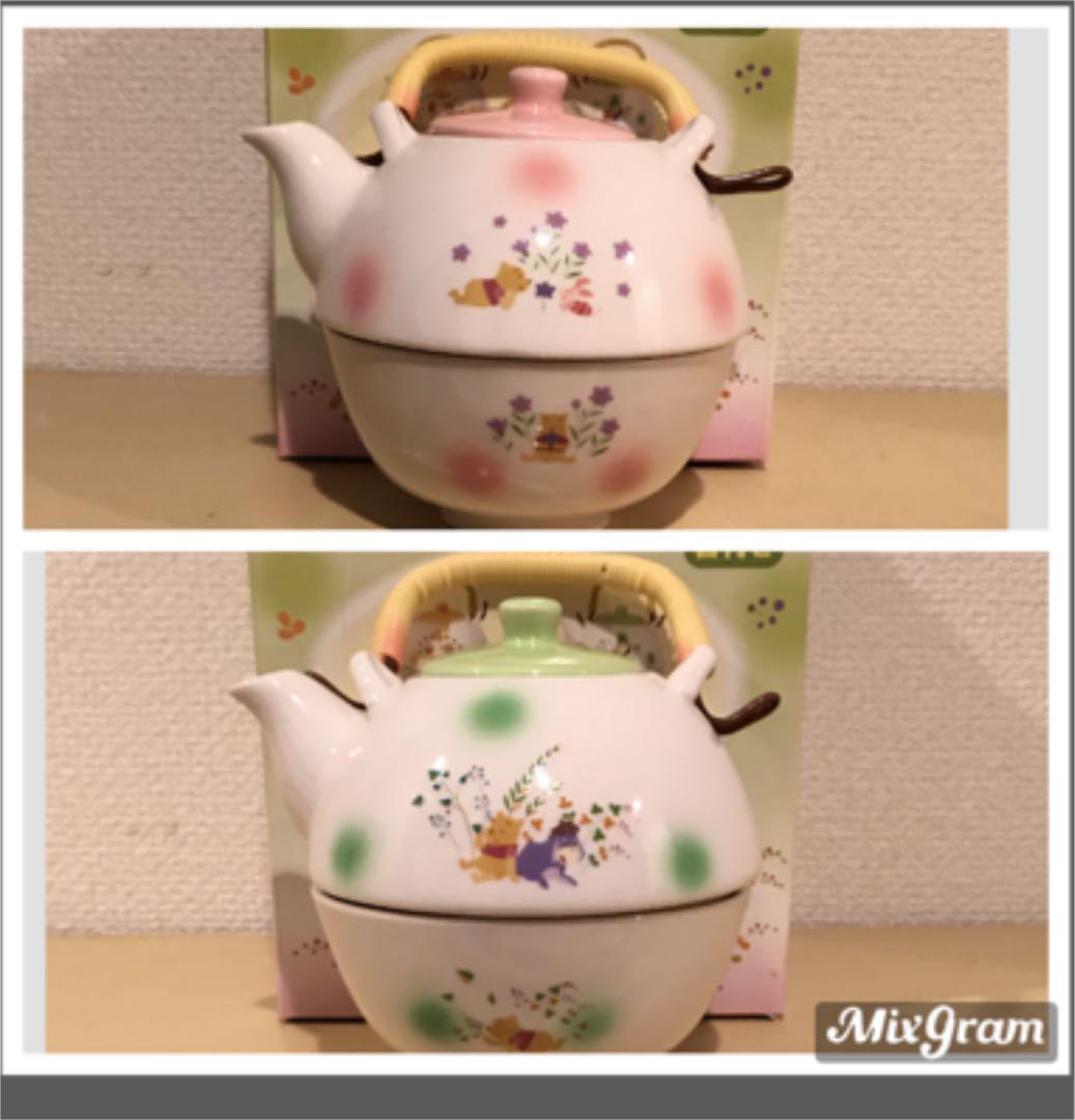 ❤︎プーさんお茶漬けセットピンク&グリーンSET❤︎