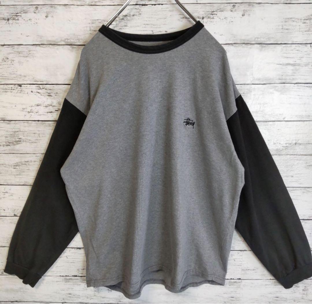 STUSSY ラグランロンＴ