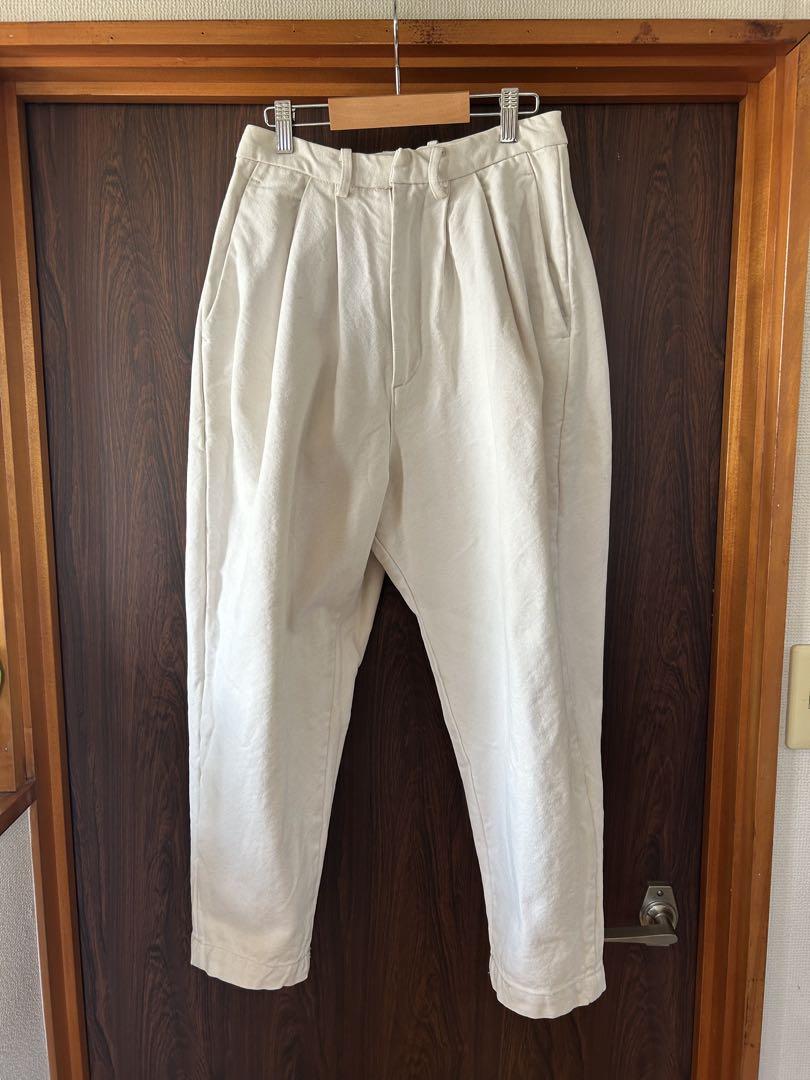 Dulcamara ドゥルカマラ オーバータックパンツ サイズ0 White