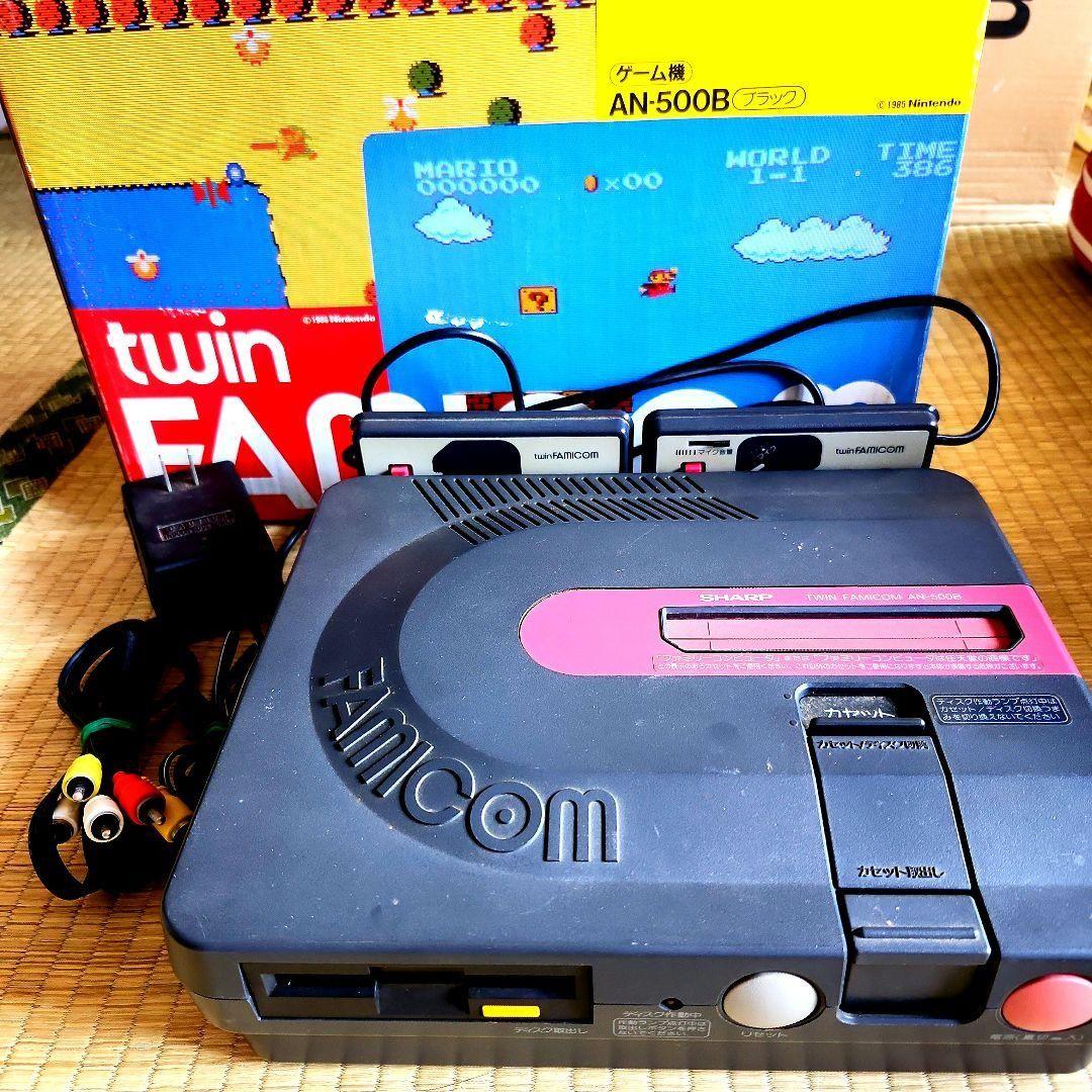 任天堂 ツインファミコン 前期型 箱付き【動作品】一部不具合あり