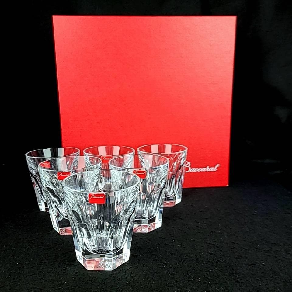 ◎未使用◎バカラ Baccarat アルクール タンブラー 6客 箱つき ◎未使用◎バカラ Baccarat アルクール タンブラー 6客 箱つき