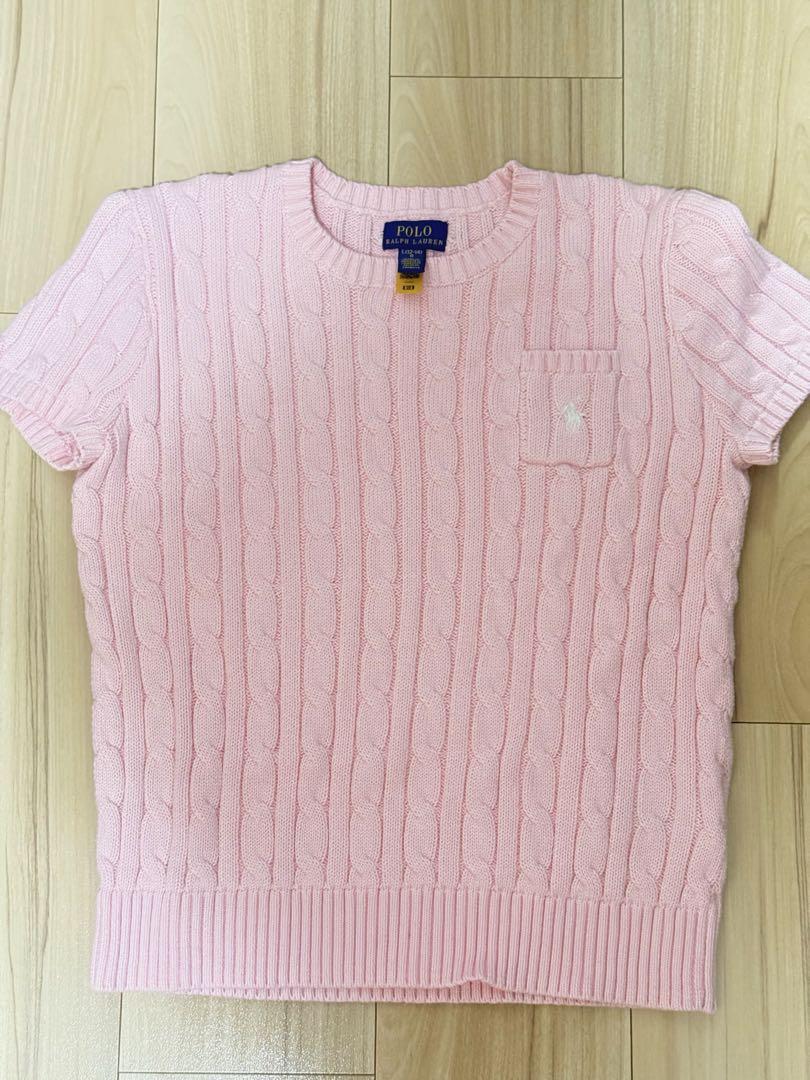 Polo Ralph Lauren ケーブルニット ショートスリーブ セーター