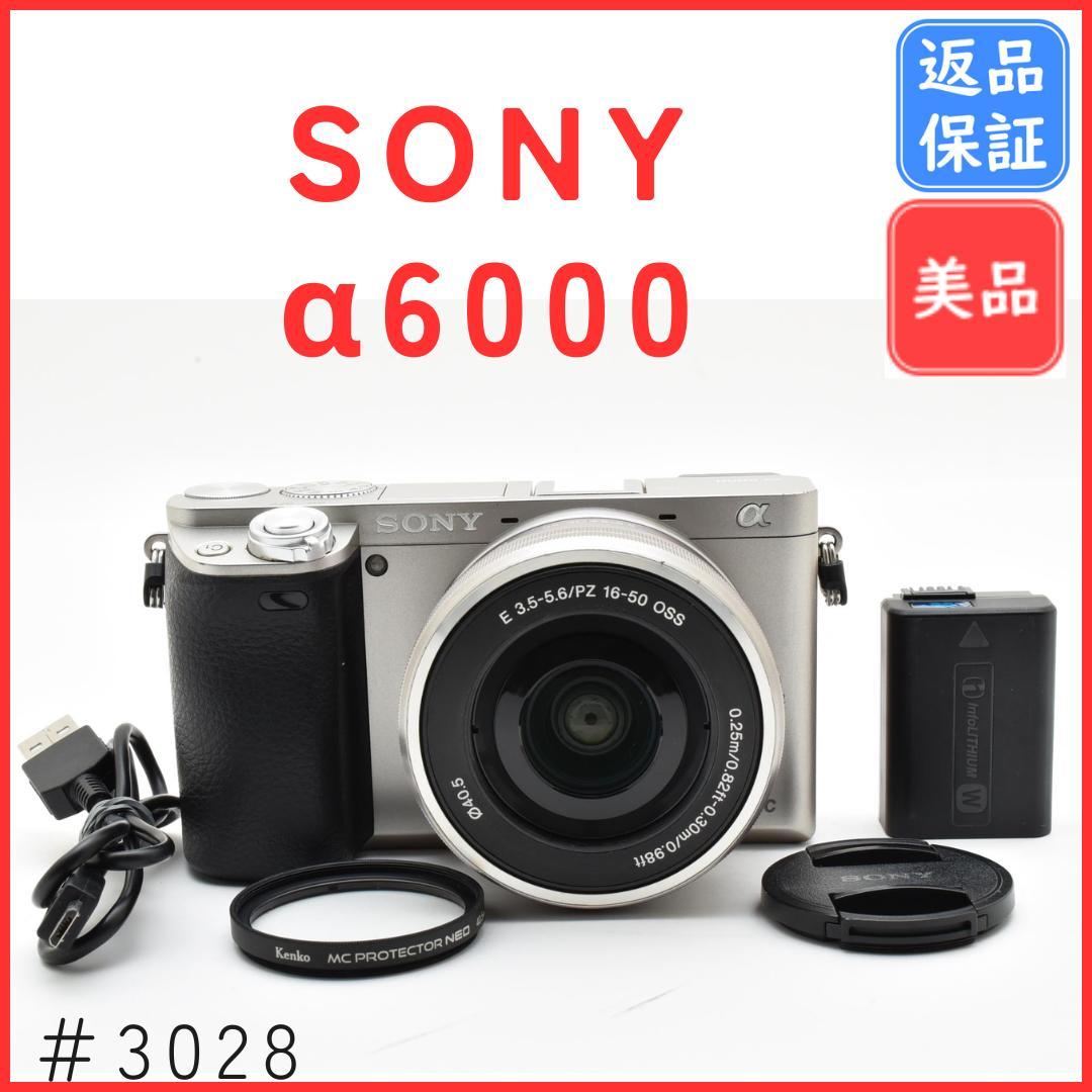 ショット数 5426回 SONY α6000 SELP1650 美品】ソニー SONY α6000 レンズセット 《ショット数553回