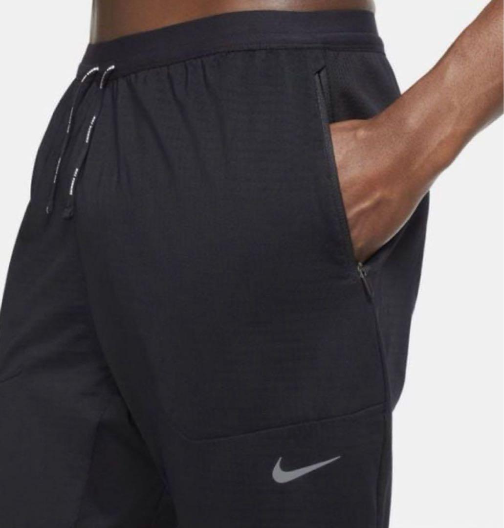 S 新品 ナイキ フェノムエリート ニットパンツ ランニング ランパン 黒