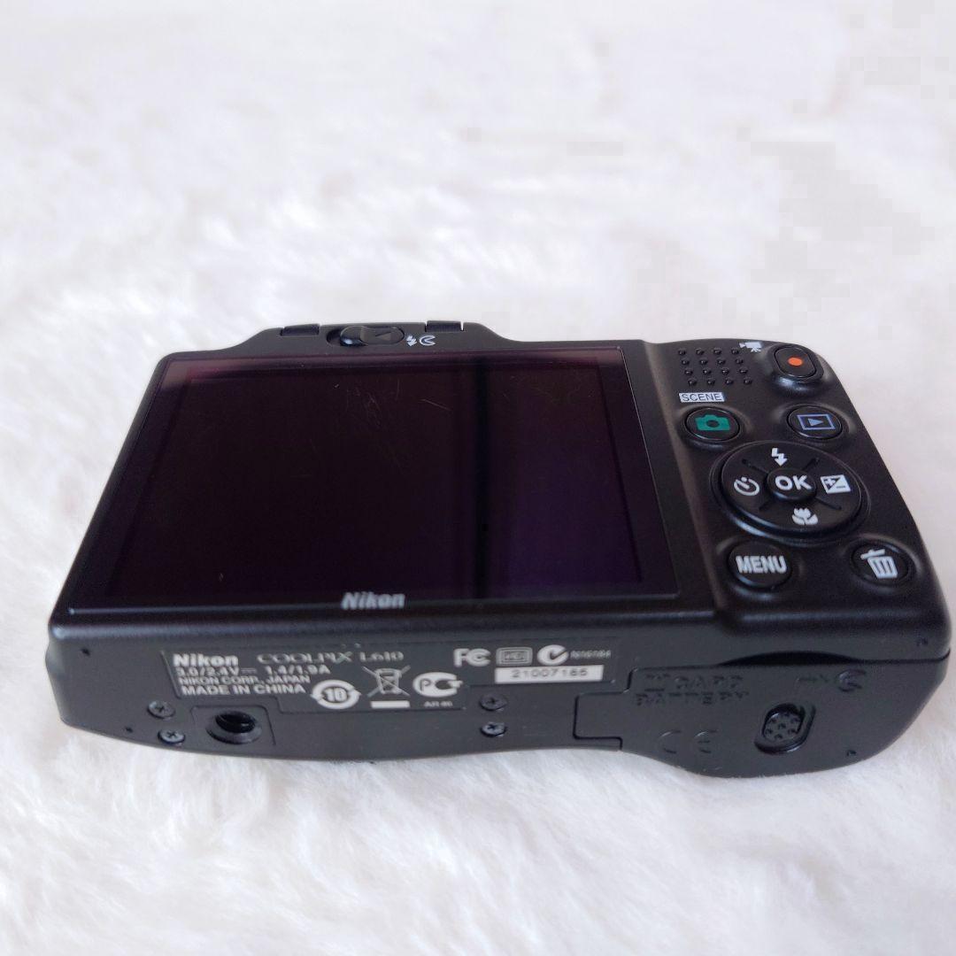 動作確認済】Nikon COOLPIX L610 ブラック クールピクス