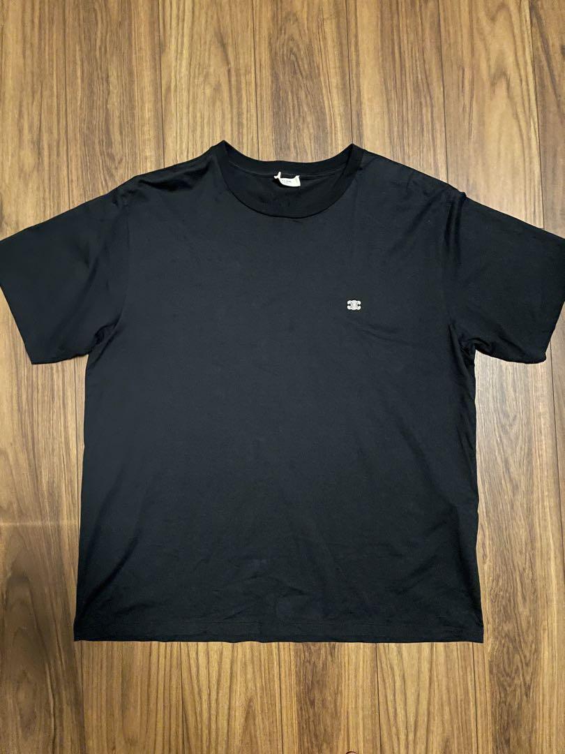 うの！ CELINE トリオンフ　オーバーTシャツ ブラック　2023 CELINE トリオンフ Tシャツ 黒 ブラック セリーヌ オーバー
