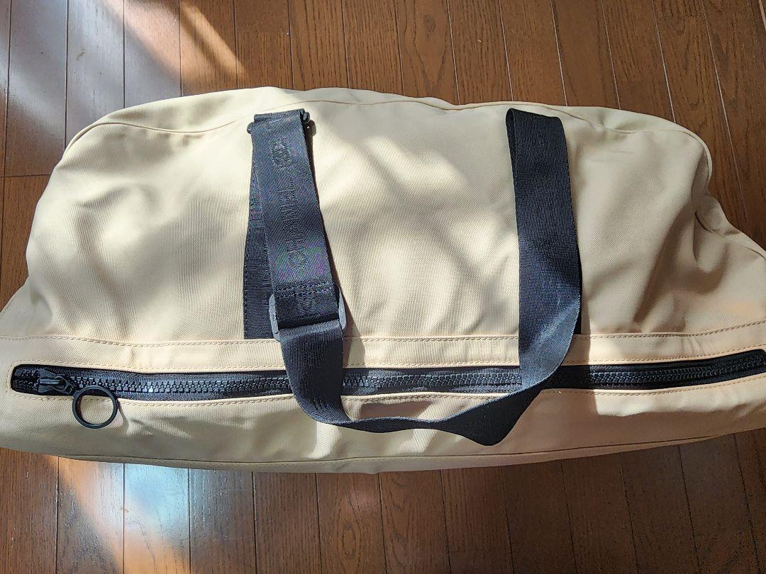 ワイルドステッチ ボストンバッグ ベージュ カーフスキン CHANEL