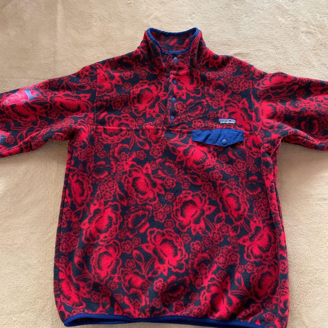 品質保証 激レア希少 patagonia 総柄 花柄 WGCfA-m61695951931 パタゴニア フリース シンチラ 低価大人気