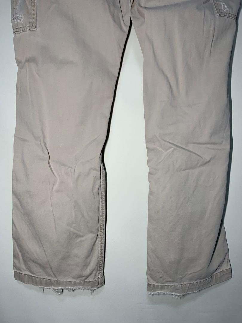 USA製 古着 carhartt ペインターパンツ ワーク ベージュ W36