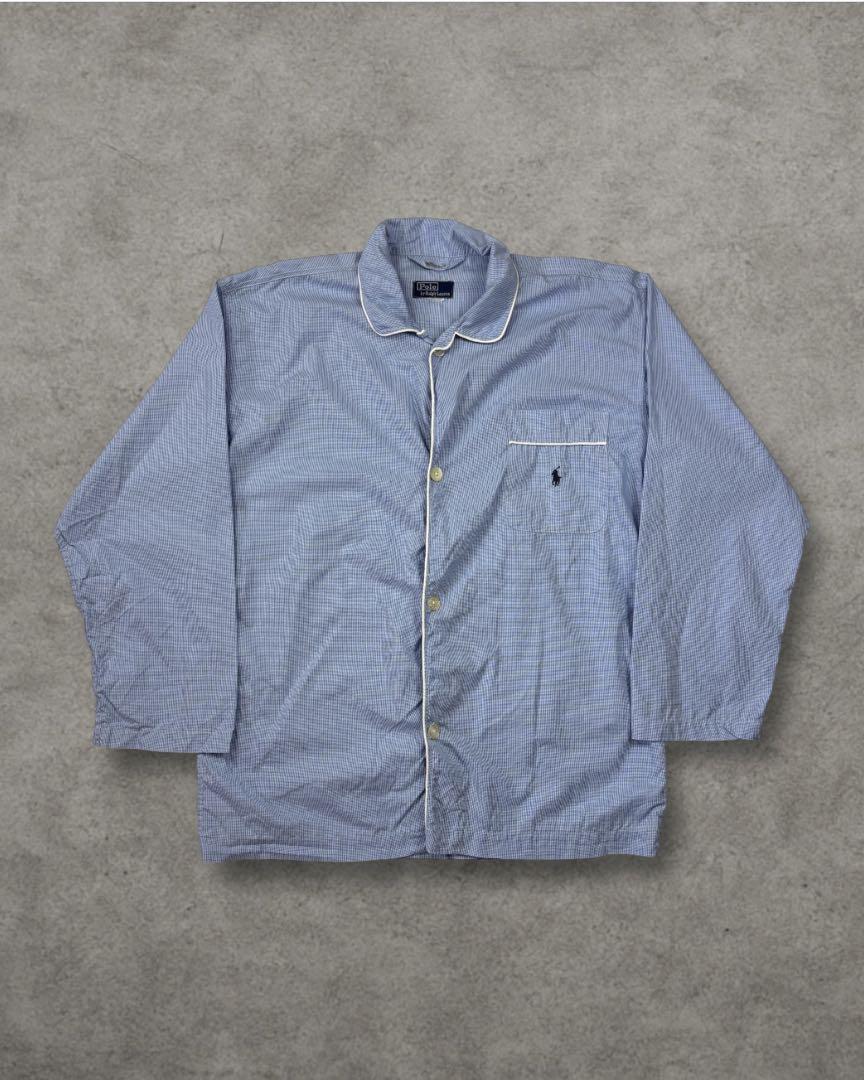 90s00s Ralph Lauren チェック柄 パジャマシャツカートコバーン