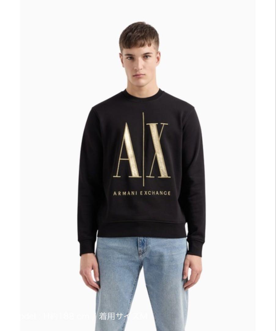【安心発送】 当店限定カラー】Armani 黒xゴールド Exchange トップス