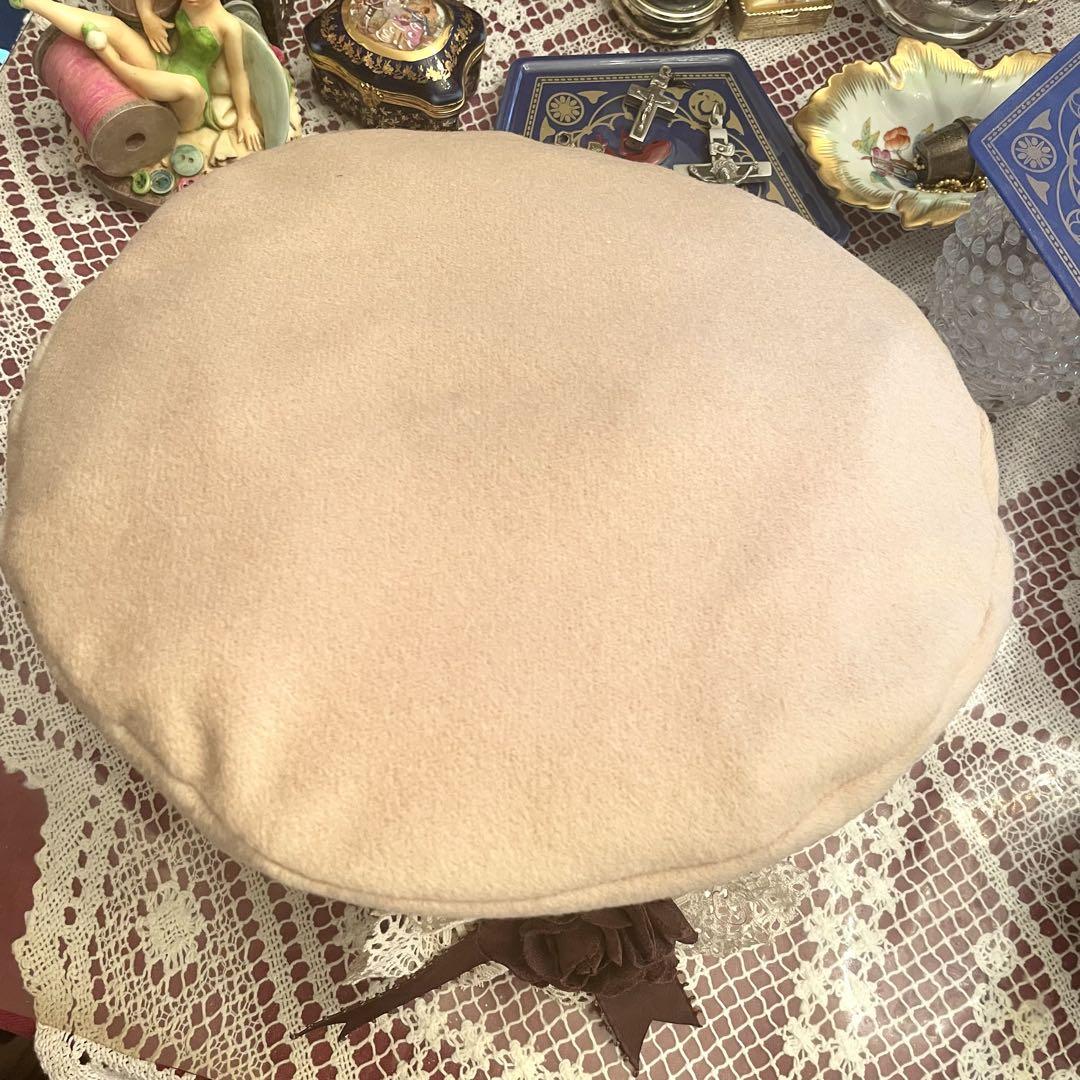 新品 未使用 メアリーマグダレン ベレー帽 帽子 薄ピンク系