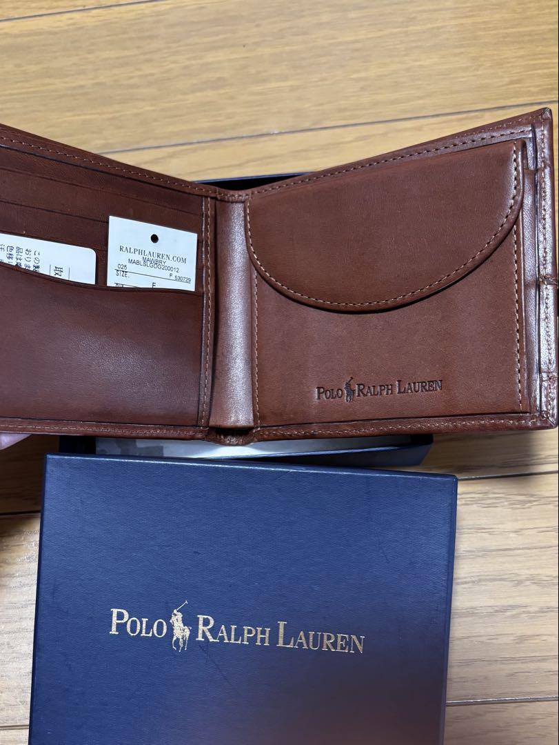Polo Ralph Lauren 二つ折り財布 ブラウン　新品　未使用品