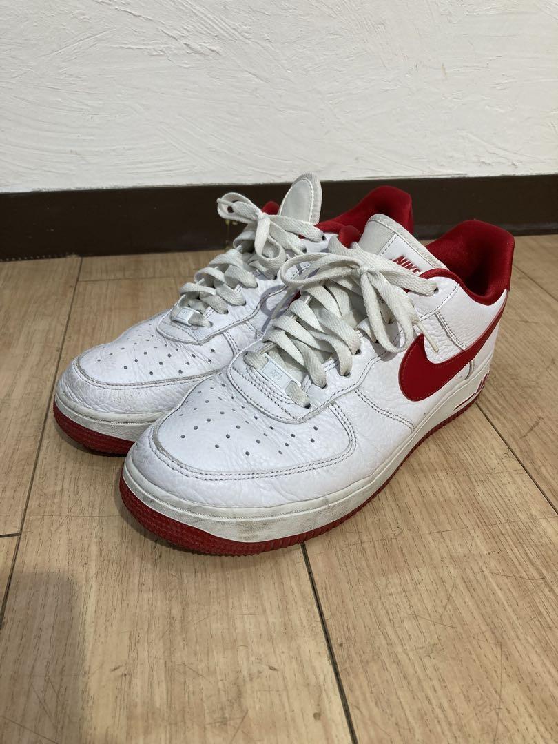 NIKE ナイキ　エアフォース１　27.5 センチ　ホワイト×レッド