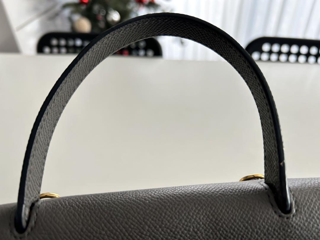 CELINE ベルトバッグ ナノ グレー 肩ひもなし