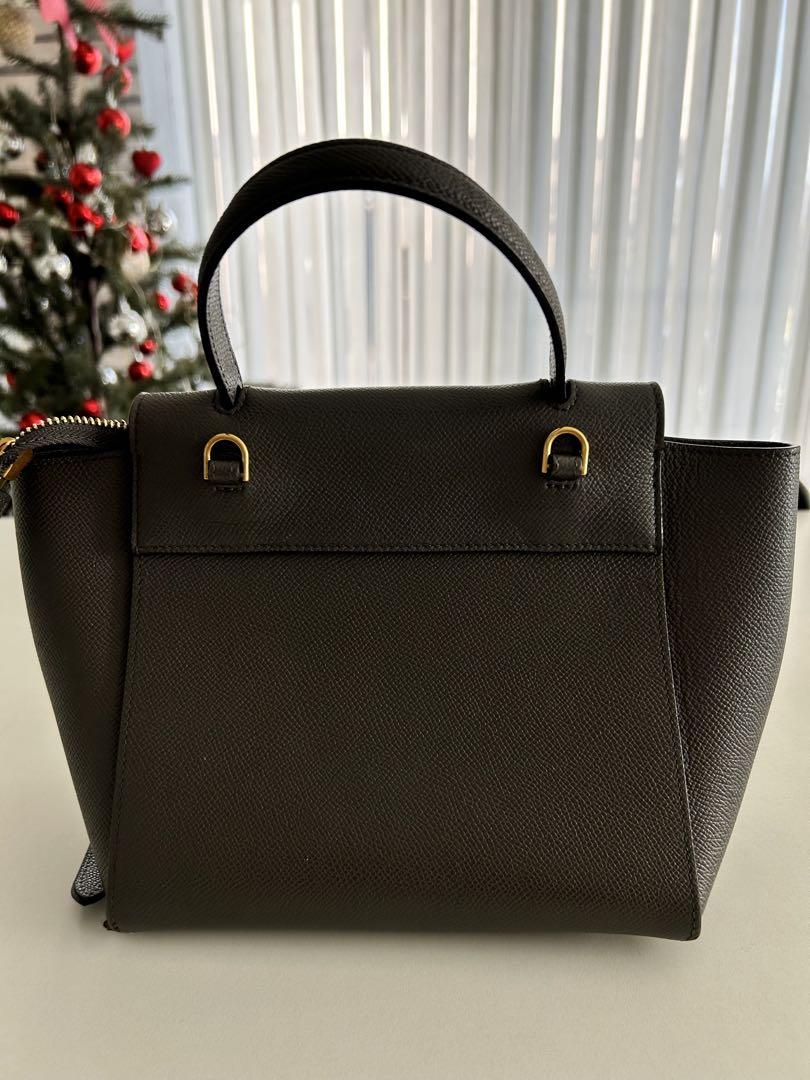 CELINE ベルトバッグ ナノ グレー 肩ひもなし