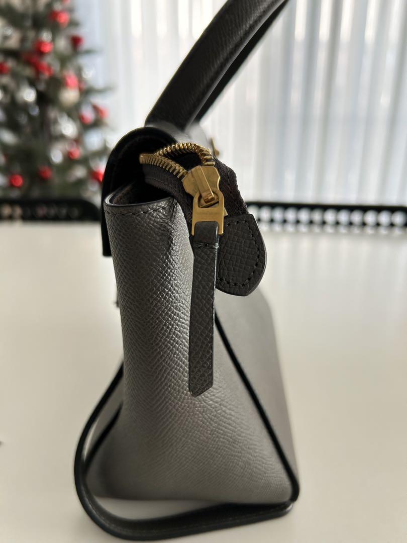 CELINE ベルトバッグ ナノ グレー 肩ひもなし