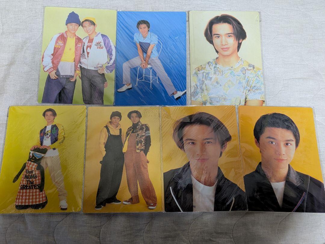 【即購入可】KinKi Kids 下敷き 1995～1996年