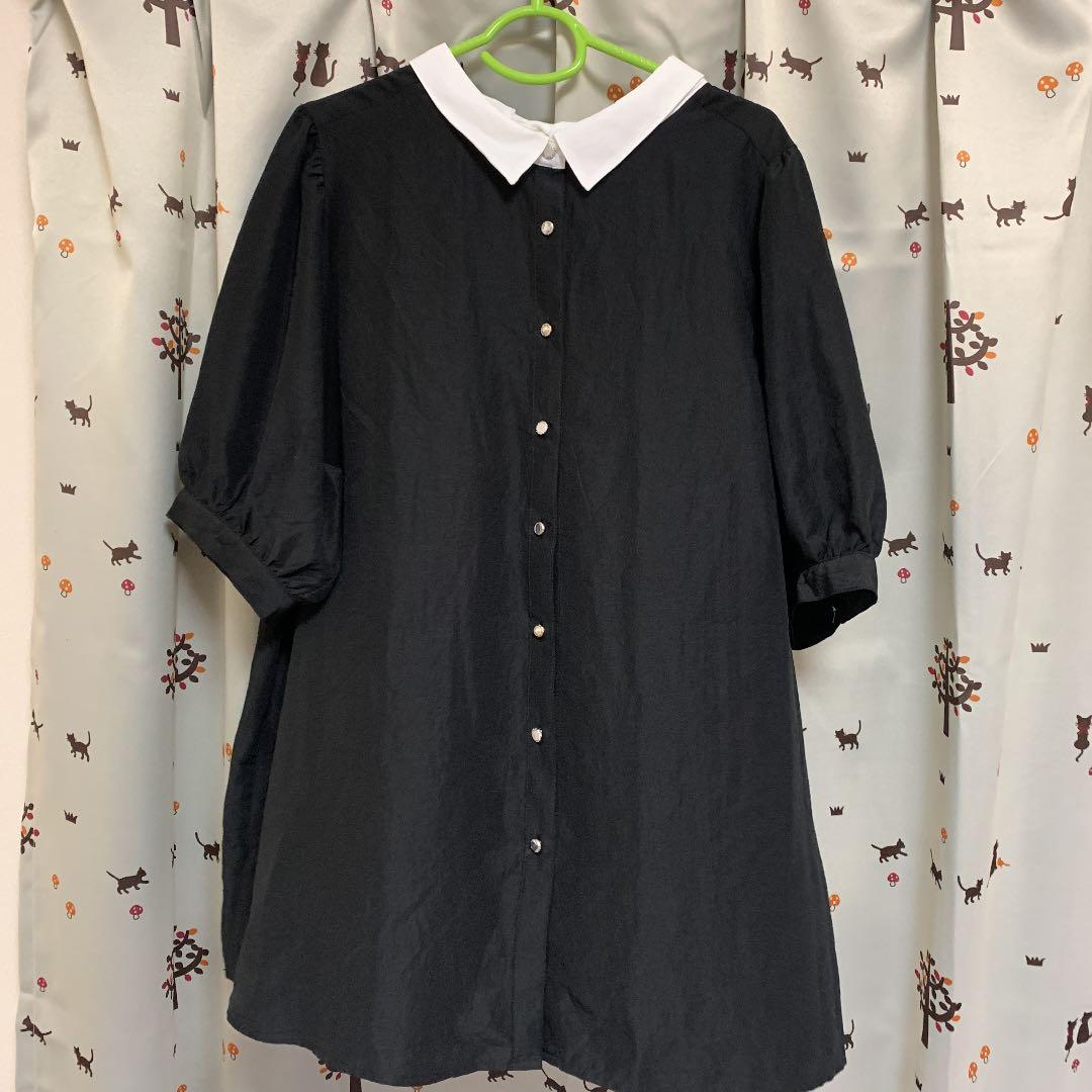 アニメショート ESICA ラッフルスリーブデザインブラウス 新品