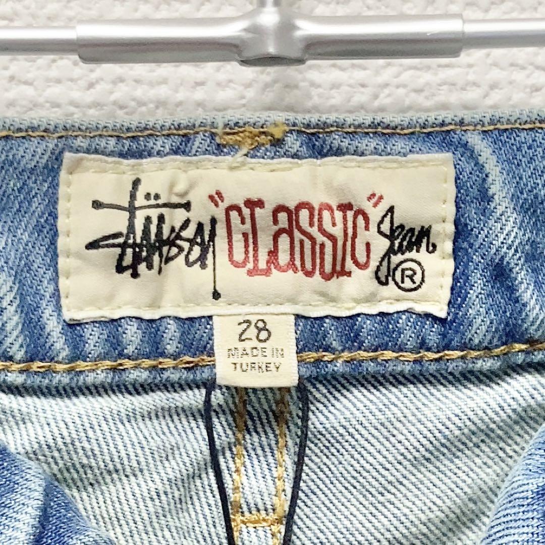 新品　stussy classic jean denim 28 ブルー