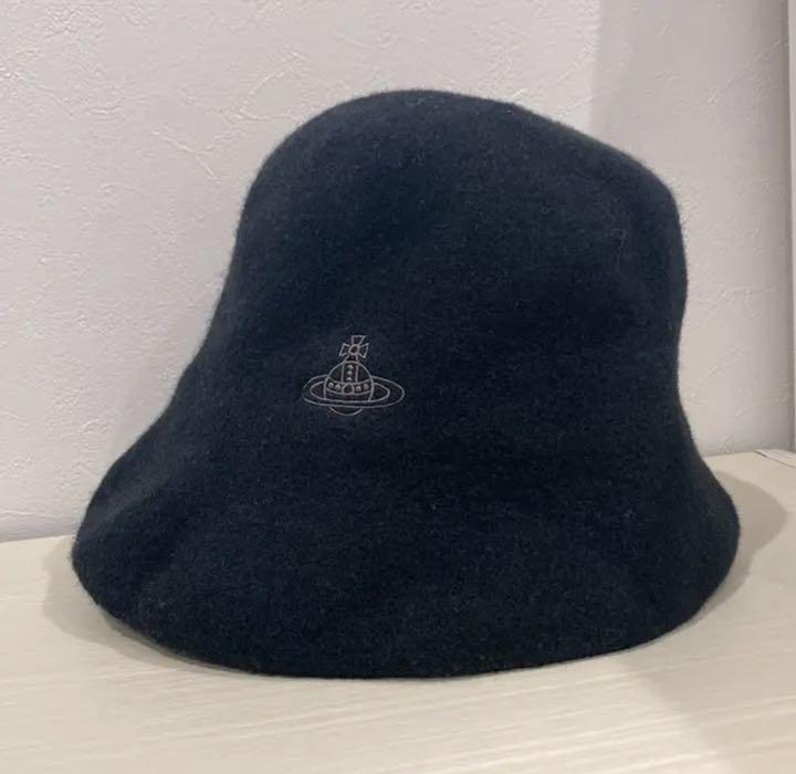 vivienne westwood 帽子 ORB刺繍 バスククロッシェ