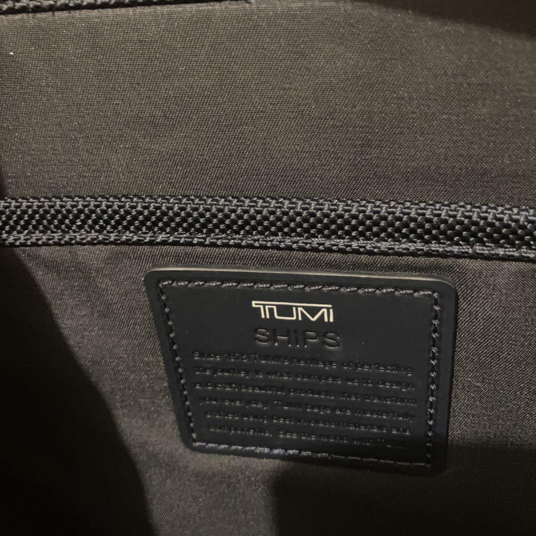 TUMI SHIPS別注　ネイビー ビジネスバッグ