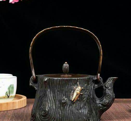 通販在庫あ 鋳鉄 茶壺 水壷 煮茶壷 鉄びん茶道具a 4jGB5-m61708636953 急須 古風鉄瓶 鉄分補給 提梁壺 限定品在庫