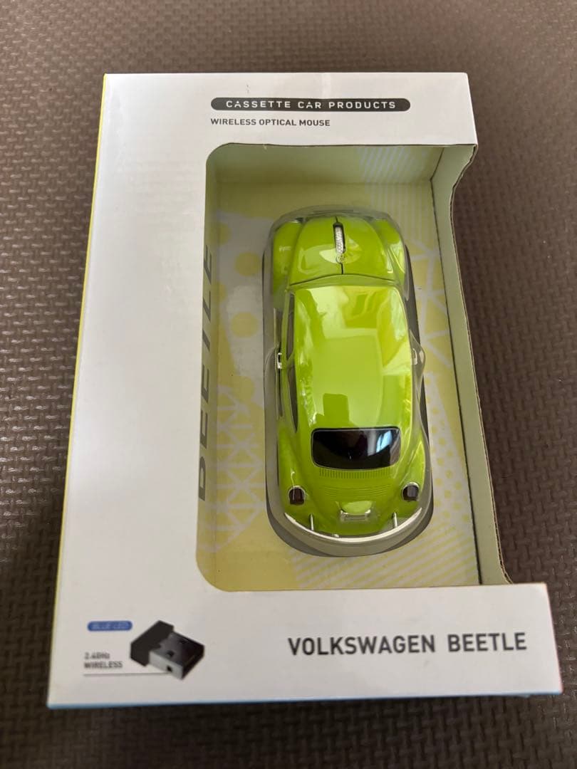 フォルクスワーゲンビートル型ワイヤレスマウス