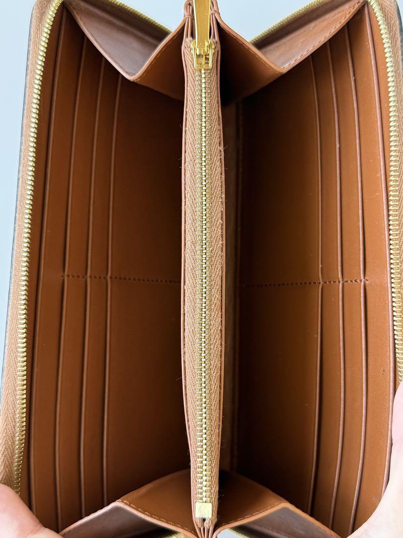 新品日本未入荷 セリーヌ CELINE 長財布 トリオンフエンボス タン 茶