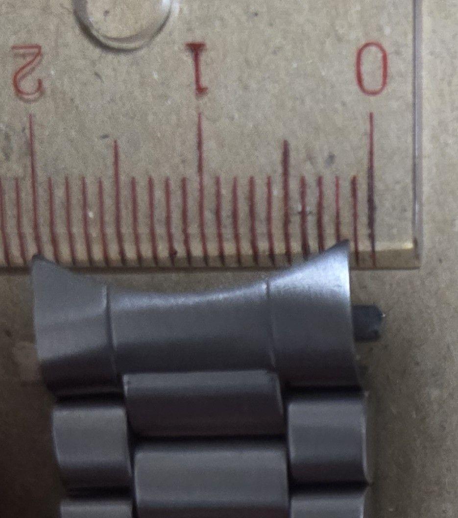 オメガ ステンブレス Ref.1125全長約17cm, ff/617・19mm③
