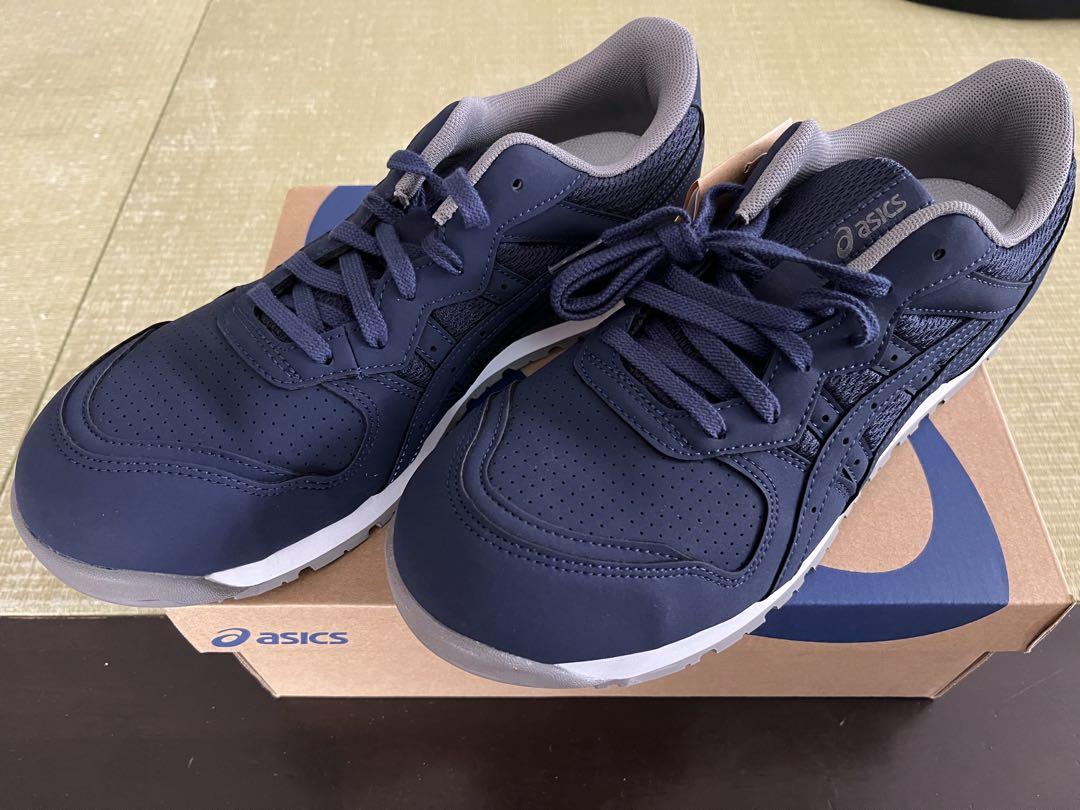安全靴 asics 26.5 ネイビー asics ネイビー 安全靴、新品未使用品、サイズ26.5、送料無料