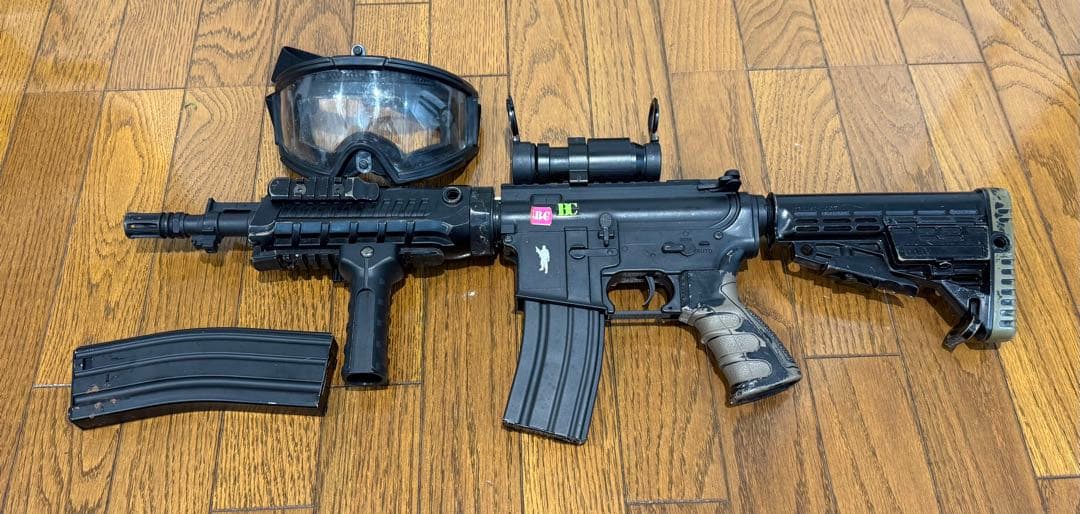 CAA 電動ガン セット ブラック サバイバルゲーム サバゲー東京マルイ