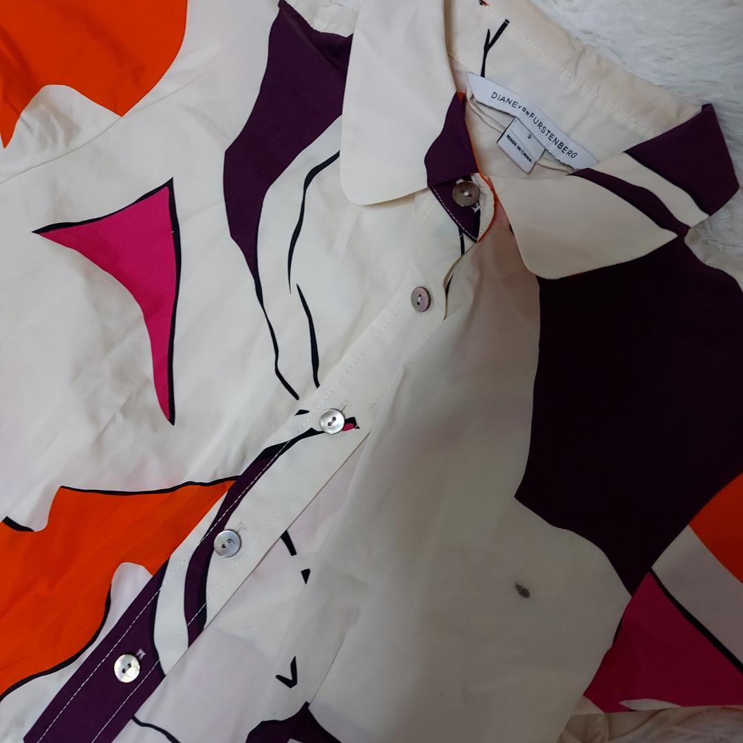 Diane von Furstenberg コットンワンピース Mサイズ