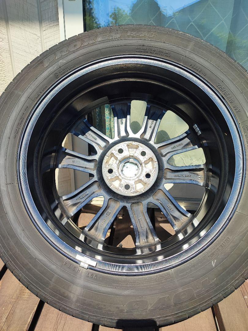19インチ マツダ ブラックトーンエディション　タイヤホイールセット TOYO